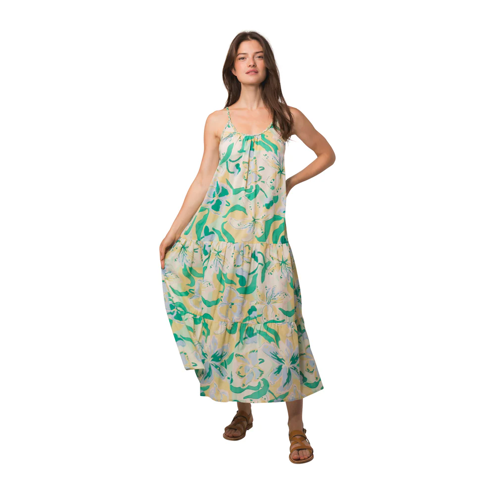 VESTIDO ANDALINA COTON COLOR VERDE 4