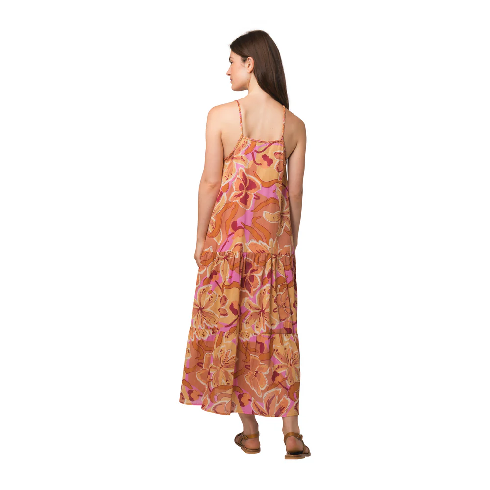 VESTIDO ANDALINA COTON COLOR ORANGE 1