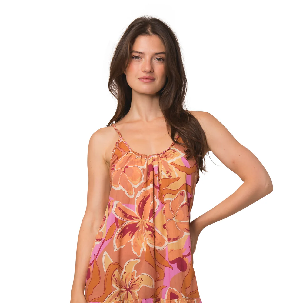VESTIDO ANDALINA COTON COLOR ORANGE