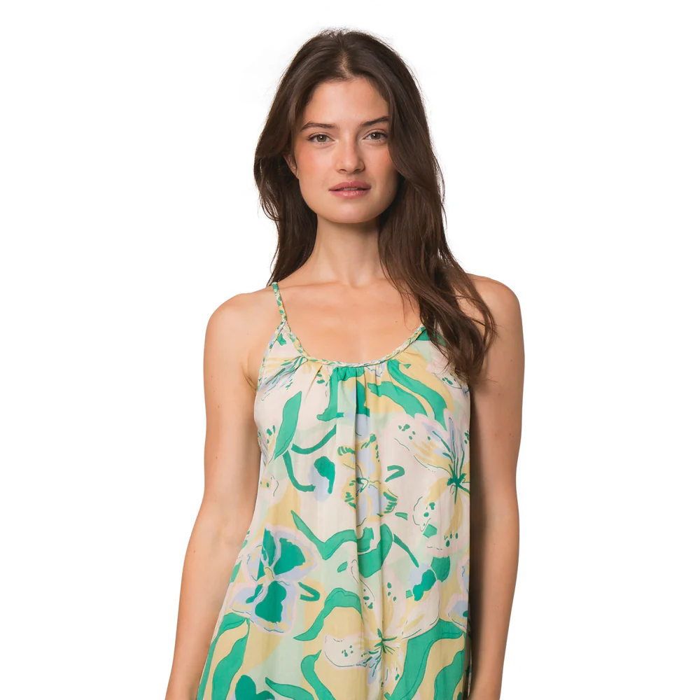 VESTIDO ANDALINA COTON COLOR VERDE