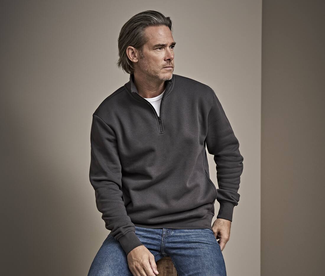 Sudadera media cremallera