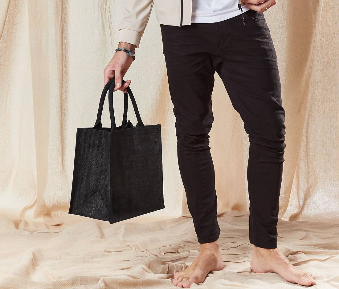 Bolsa Midi de yute - W413 (613.28)