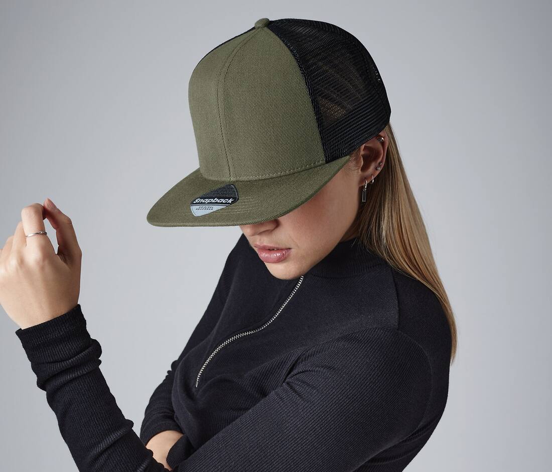 Gorra Original Flat Peak Trucker 6 paneles - B664 (936.69)