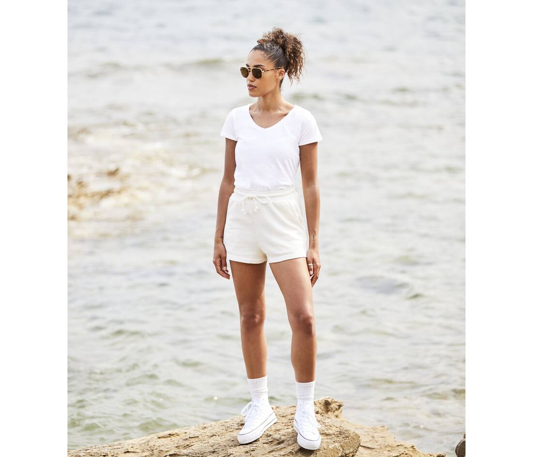 Ladies` Iconic 150 V Neck T - 61-444-0(146.01)