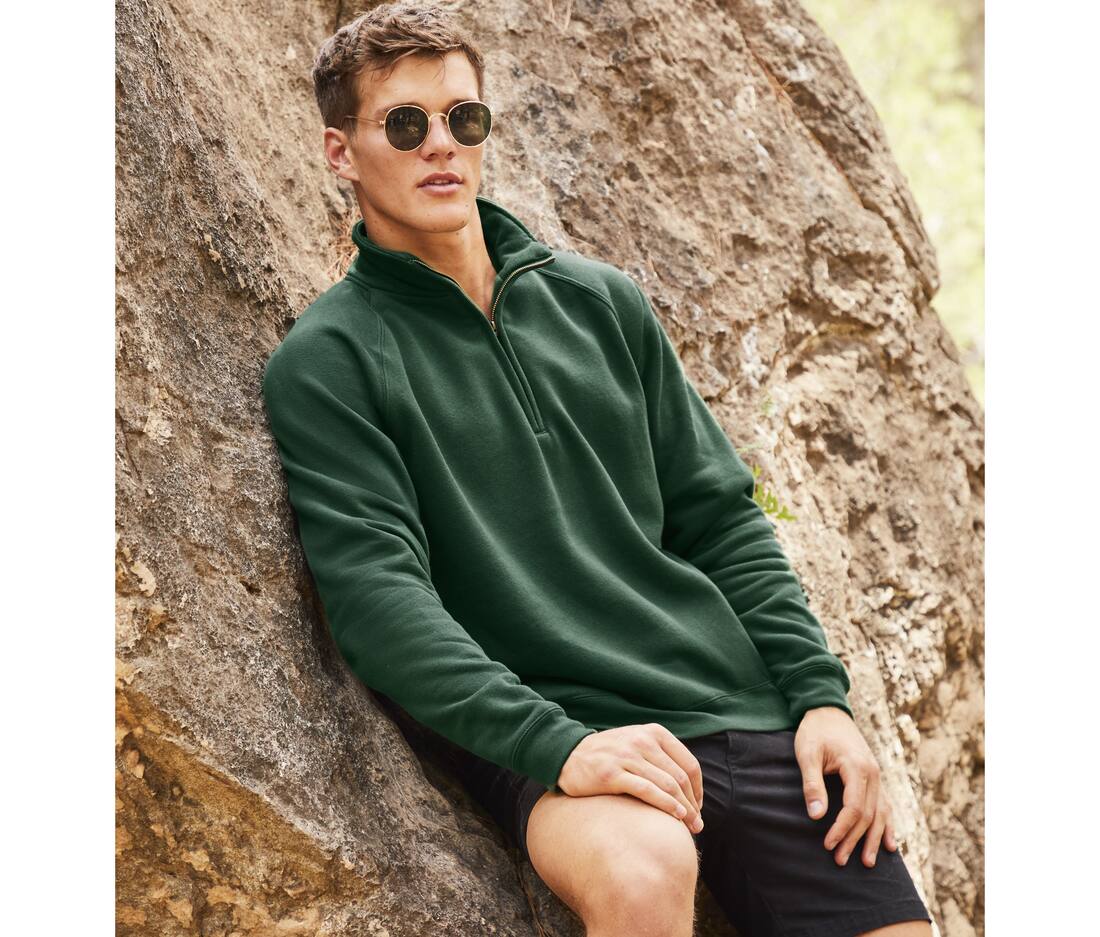 Zip Neck Raglansweat - 62-032-0(261.01)