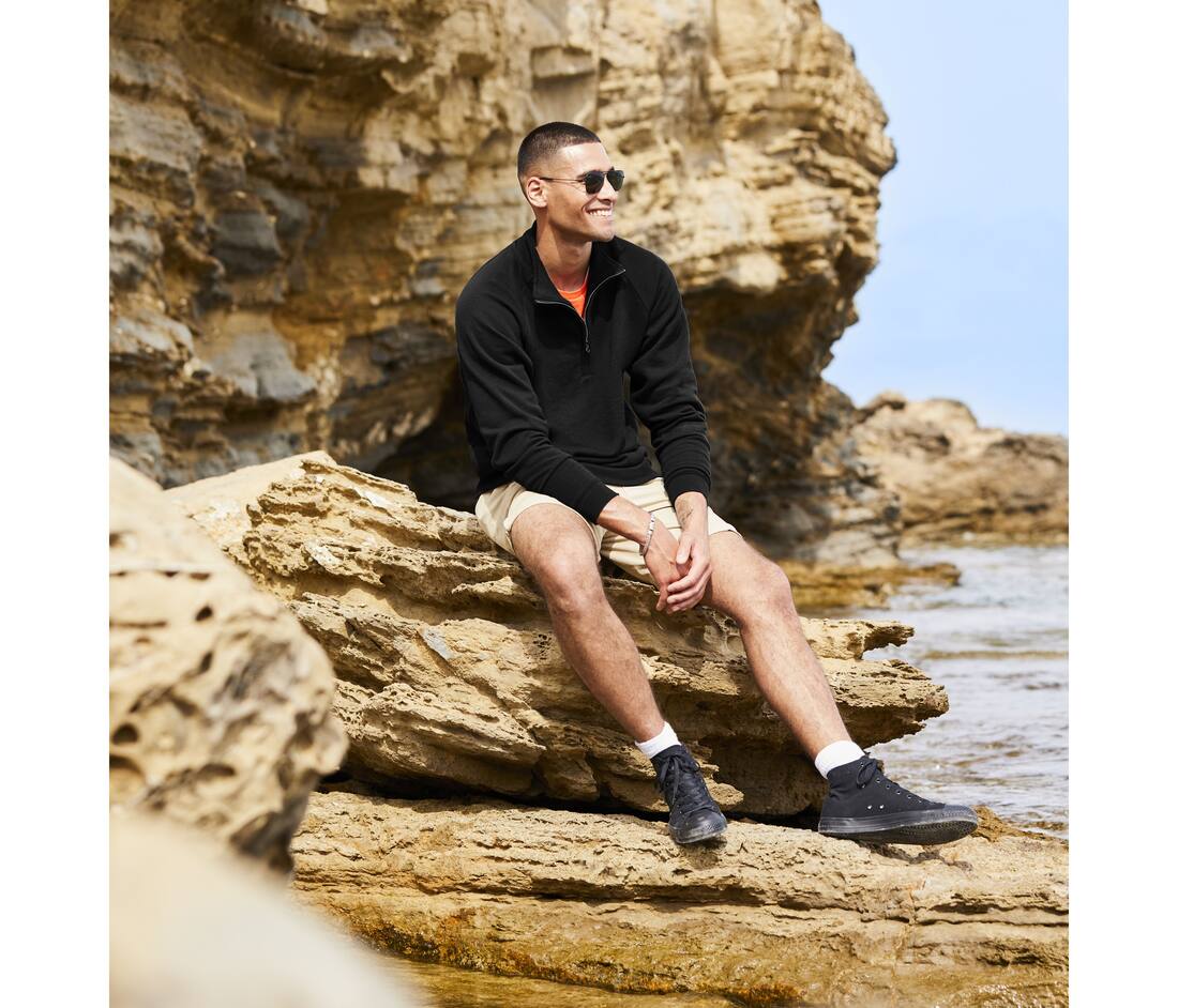 Classic Zip Neck Sweat - 62-114-0(210.01)