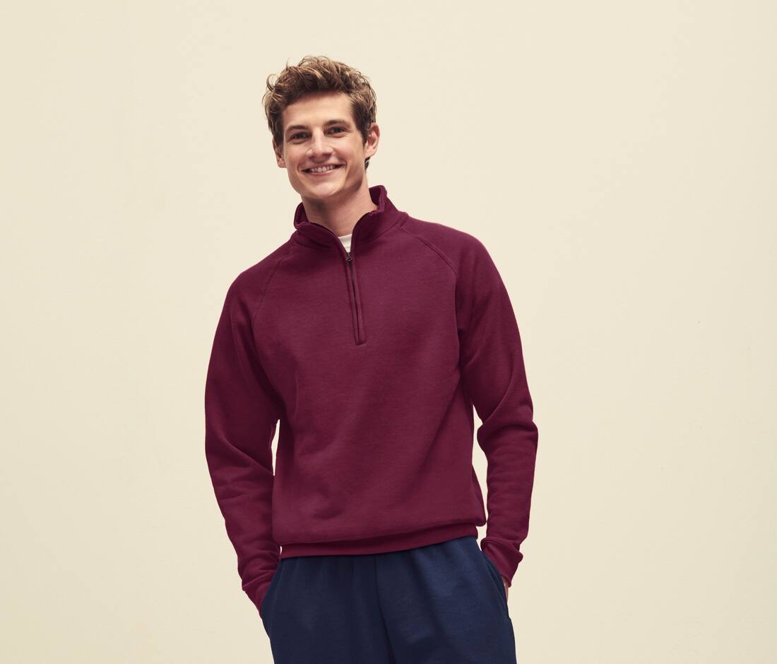 Classic Zip Neck Sweat - 62-114-0(210.01)