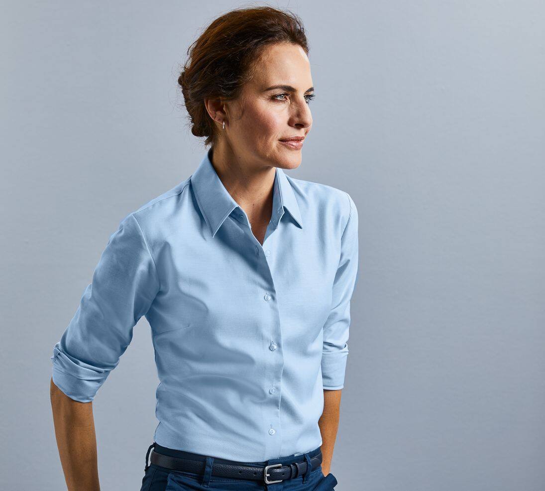 Ladies` Classic Oxford Shirt LS - R-932F-0(702.00)
