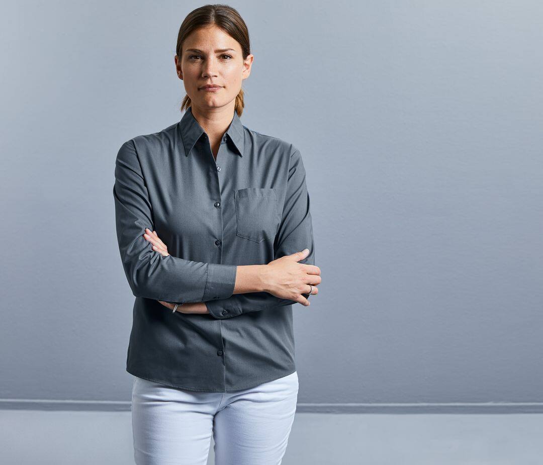 Ladies` LS Poplin Shirt - R-934F-0(795.00)