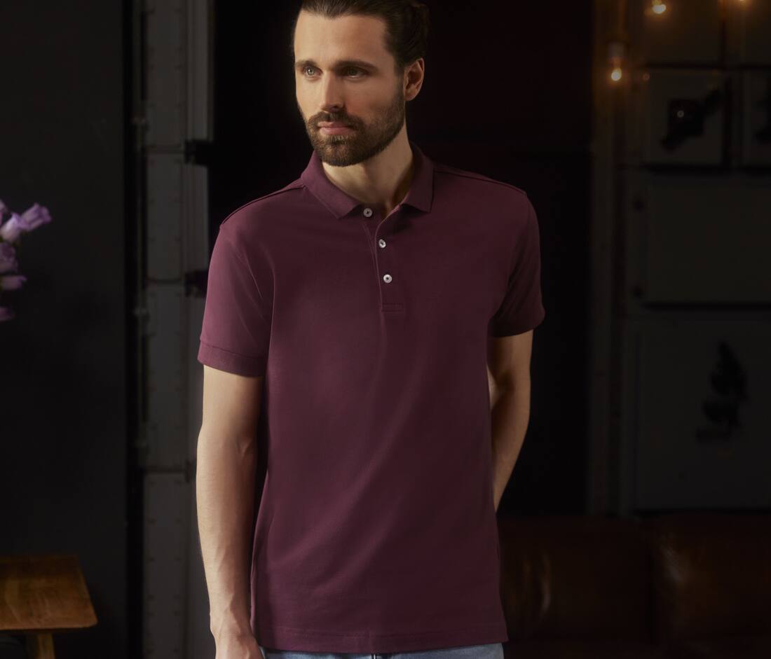 Men`s Fitted Stretch Polo - R-566M-0(567.00)