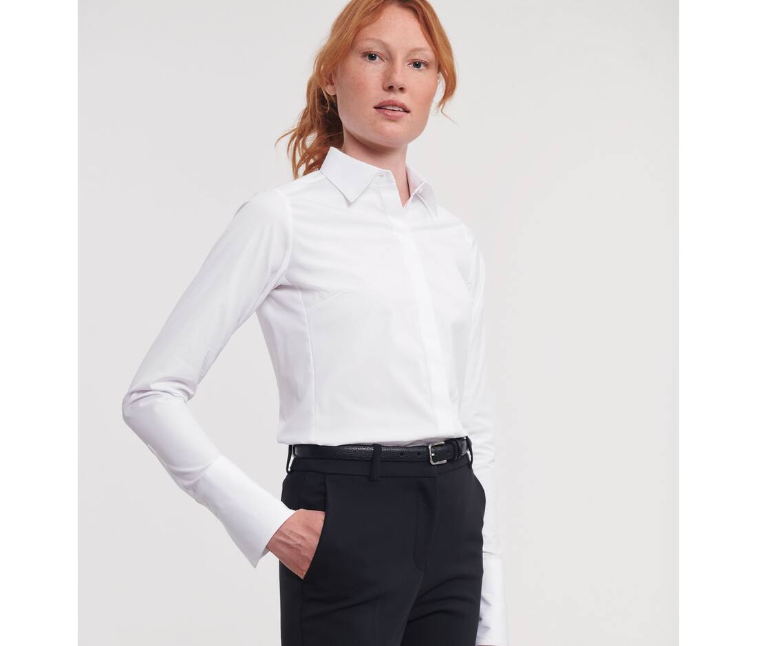 Ladies` LS Ultimate Stretch Shirt - R-960F-0(768.00)