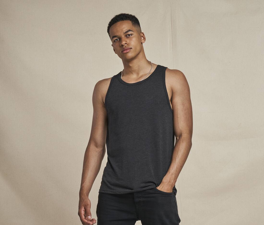 Camiseta sin mangas de tri-mezcla para hombre - JT007