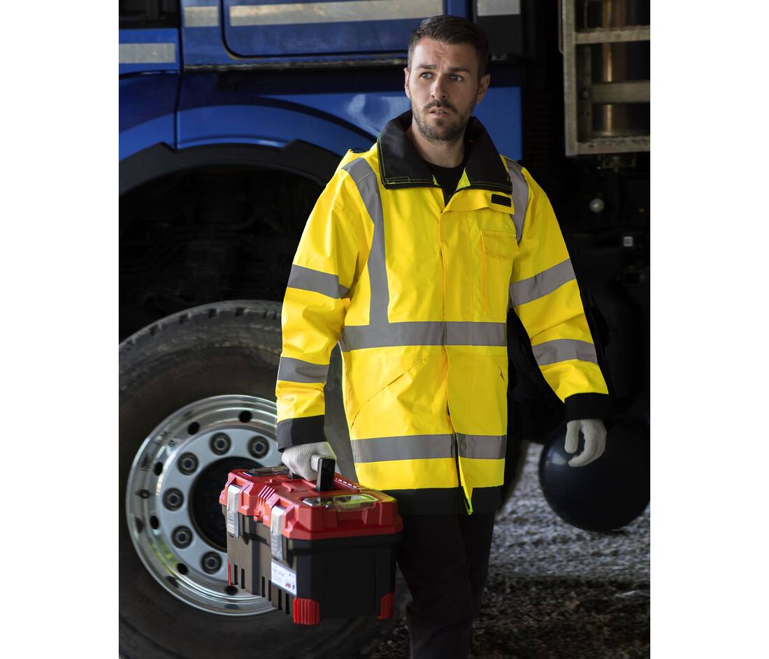 Chaqueta impermeable de alta visibilidad "Kaunas" - KXRLJ (KX740)