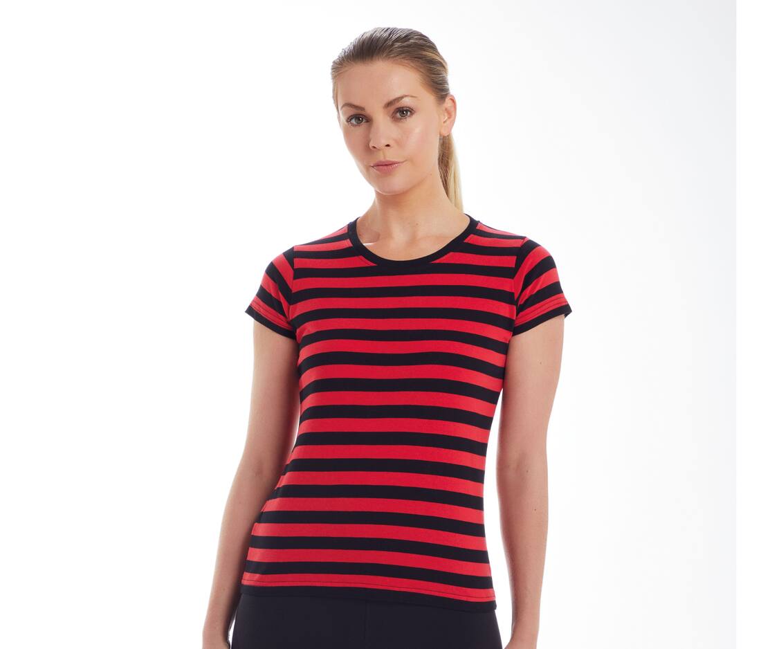 Camiseta de rayas para mujer - M100S