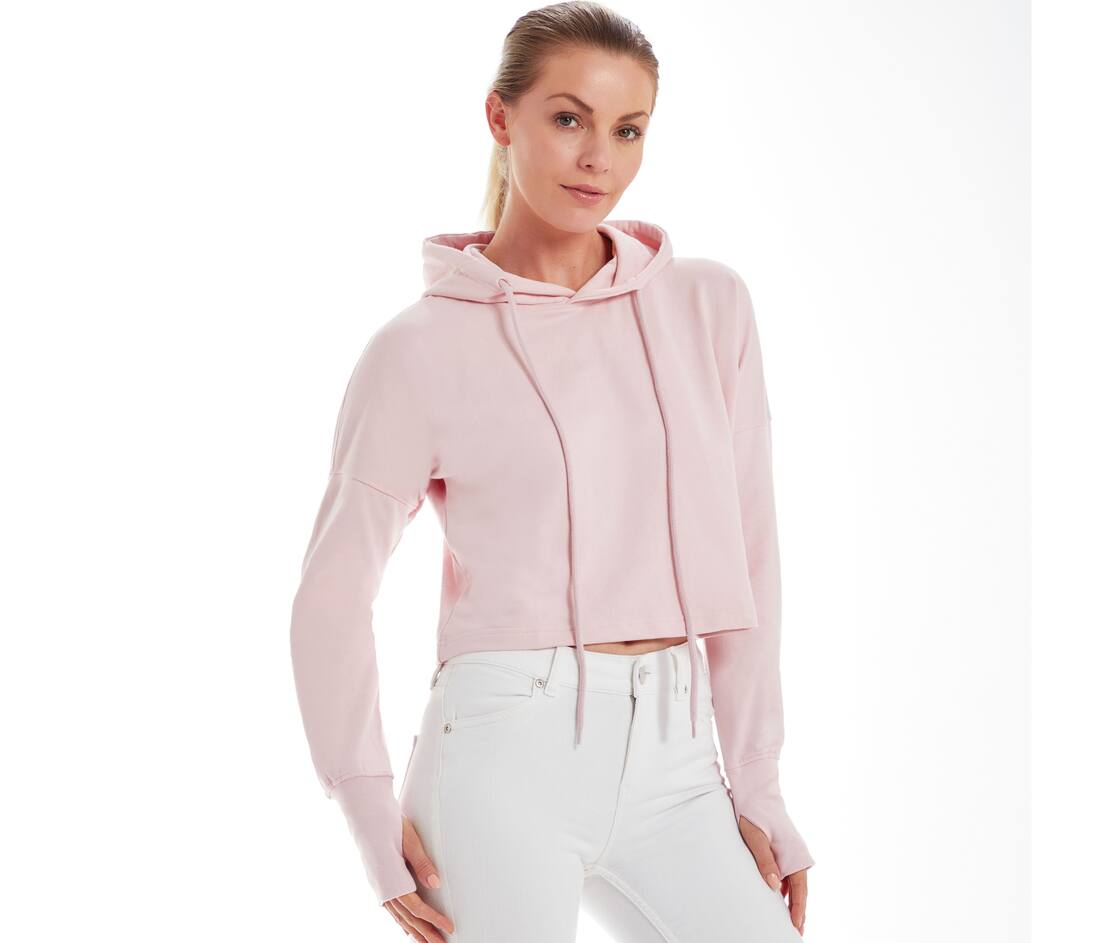 Sudadera corta con capucha - M140