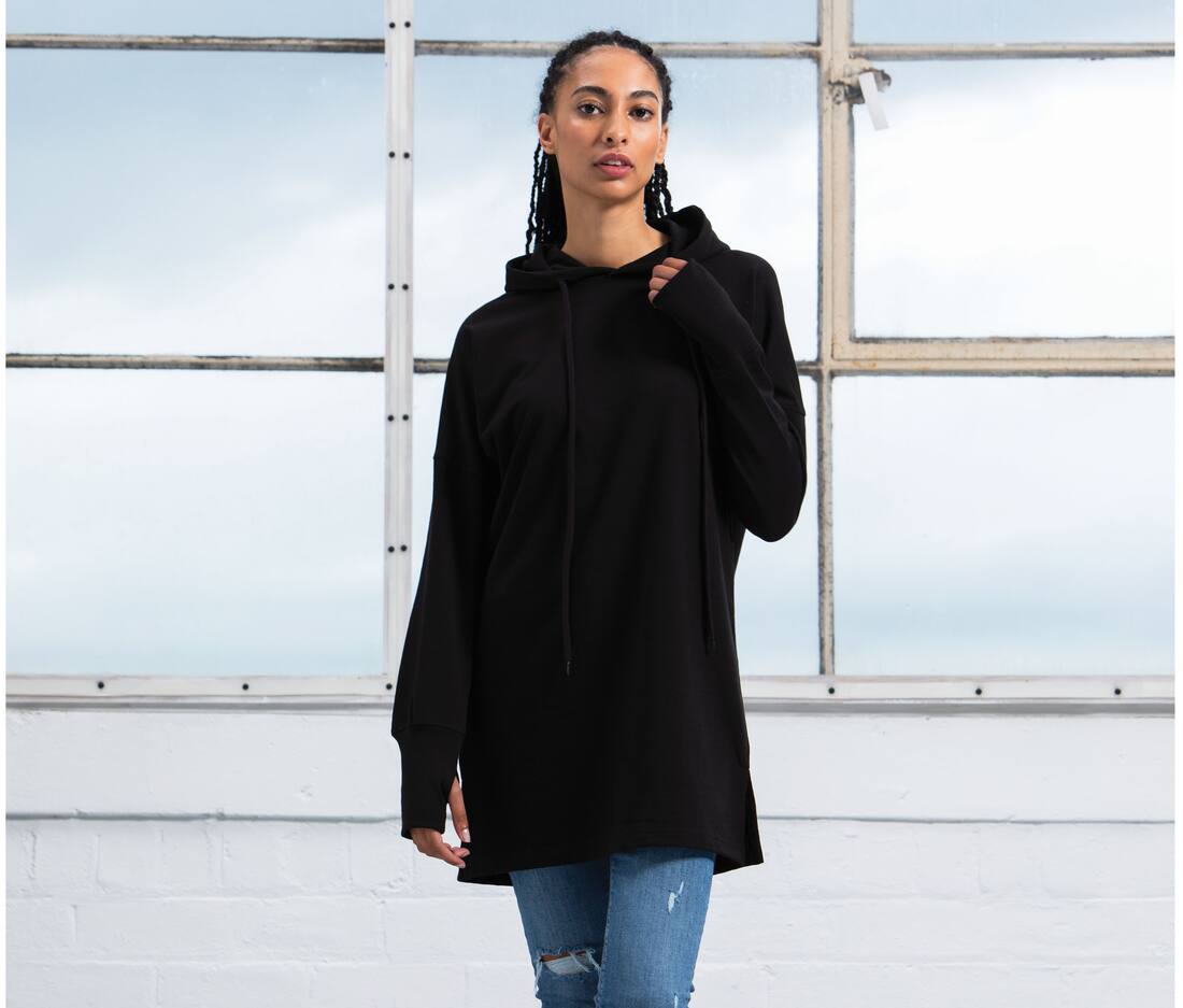 Vestido sudadera con capucha - M142