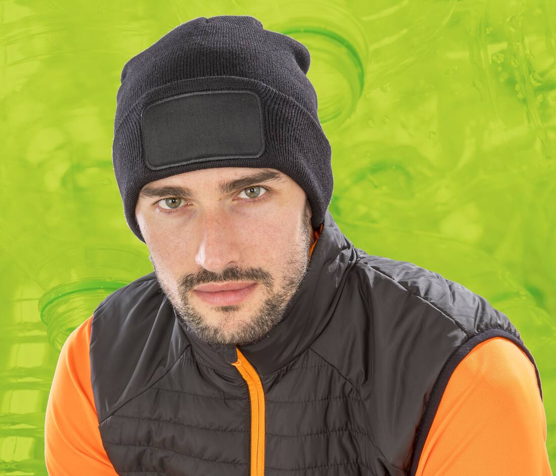 Recycled Double Knit Printers Beanie (605.33)