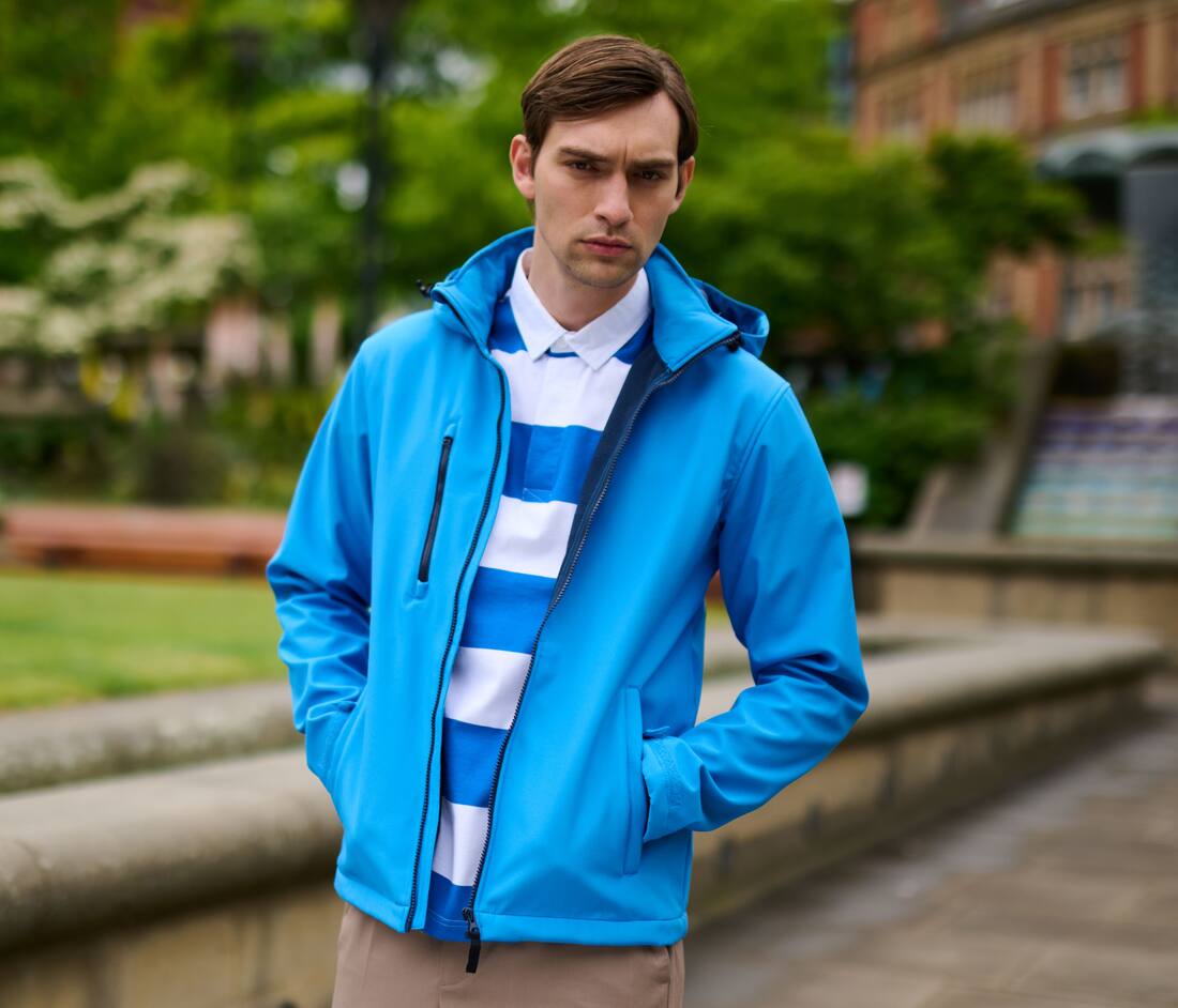 Chaqueta Softshell capucha 3 capas Venturer - TRA701 (948.17)
