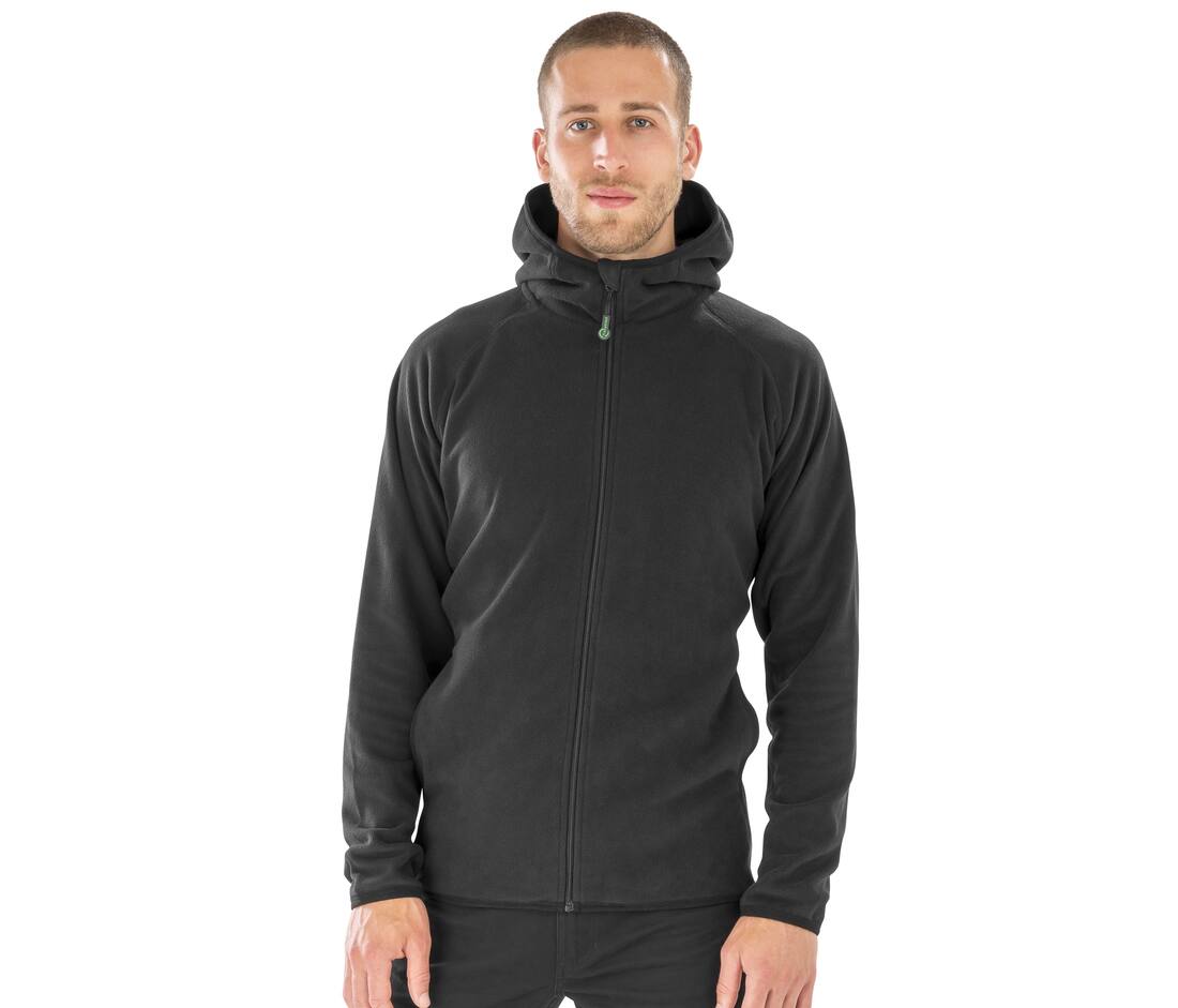 Chaqueta micropolar reciclada y con capucha - R906X ( 283.33)