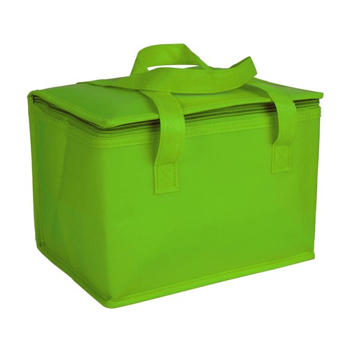 BOLSA REFRIGERANTE DE ASA CORTA de POLIESTER (100gr) 26X18X16cm.