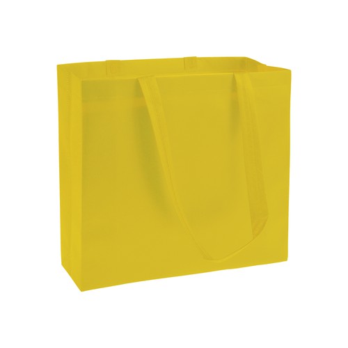 BOLSA ASA GRIS LARGA de TNT LAMINADO TERMOSELLADO (100gr) 35X40X12cm.