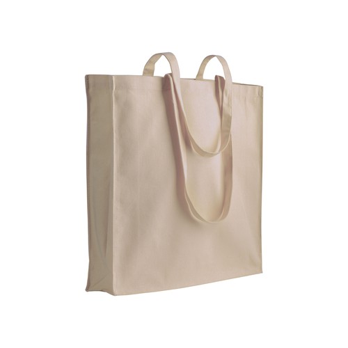 BOLSA ASA LARGA de ALGODÓN (180gr) 38X42X8cm.