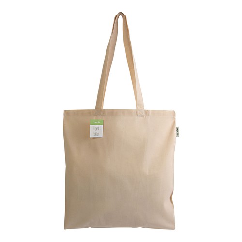 BOLSA ASA LARGA de ALGODÓN ORGÁNICO (140gr) 38X42X8cm.