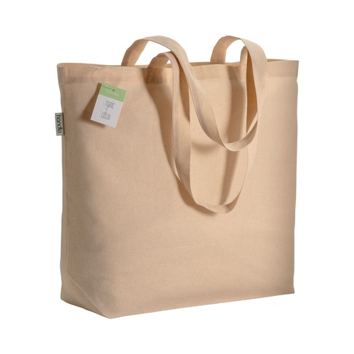 BOLSA ASA LARGA de ALGODÓN ORGÁNICO (135gr) 38X50X15cm.