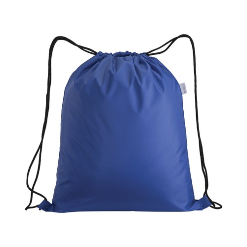 MOCHILA DE CUERDAS NEGRAS de R-PET (gr) 34X42cm.