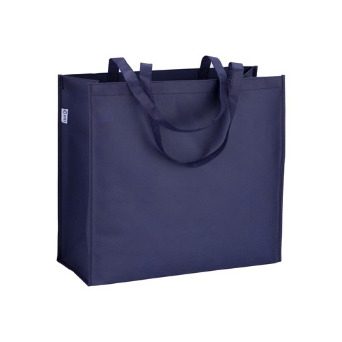 BOLSA ASA LARGA de R-PET TNT (80gr) 45X40X18cm.