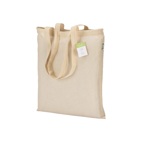 BOLSA ASA LARGA de ALGODÓN ORGÁNICO (90/100gr) 38X42cm.