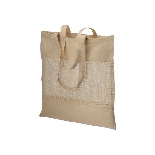 BOLSA ASA LARGA de ALGODÓN (135gr) 42X42cm.