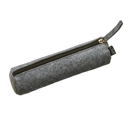 ESTUCHE PORTA BOLIGRAFOS DE FIELTRO R-PET CON CIERRE DE CREMALLERA de R-PET