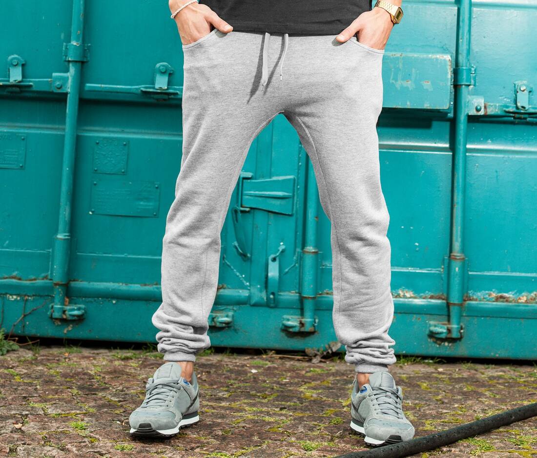 Joggers de tiro ancho  - BY013