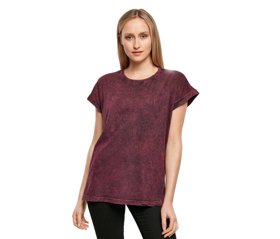 Camiseta lavada para mujer - BY053