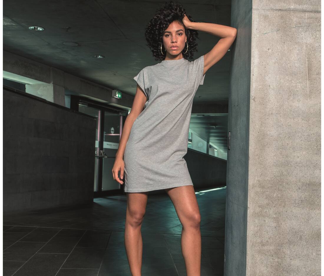 Vestido con mangas remangadas - BY101 ( 106.39)