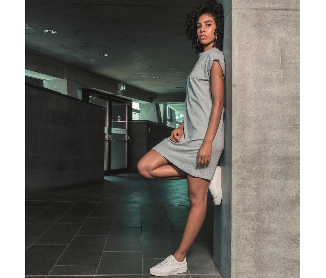 Vestido con mangas remangadas - BY101 ( 106.39)
