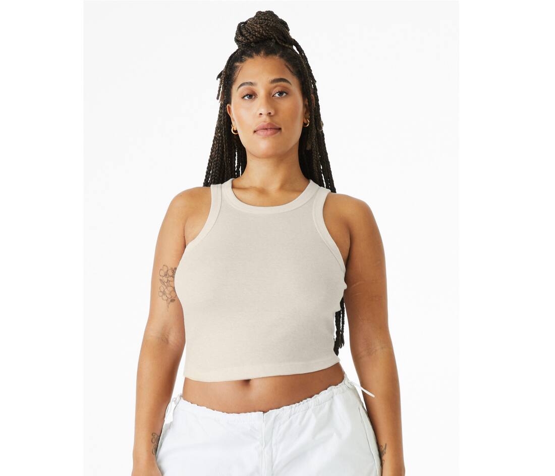 Camiseta de tirantes mujer Micro Rib Racer - B1019 ( 027.06)