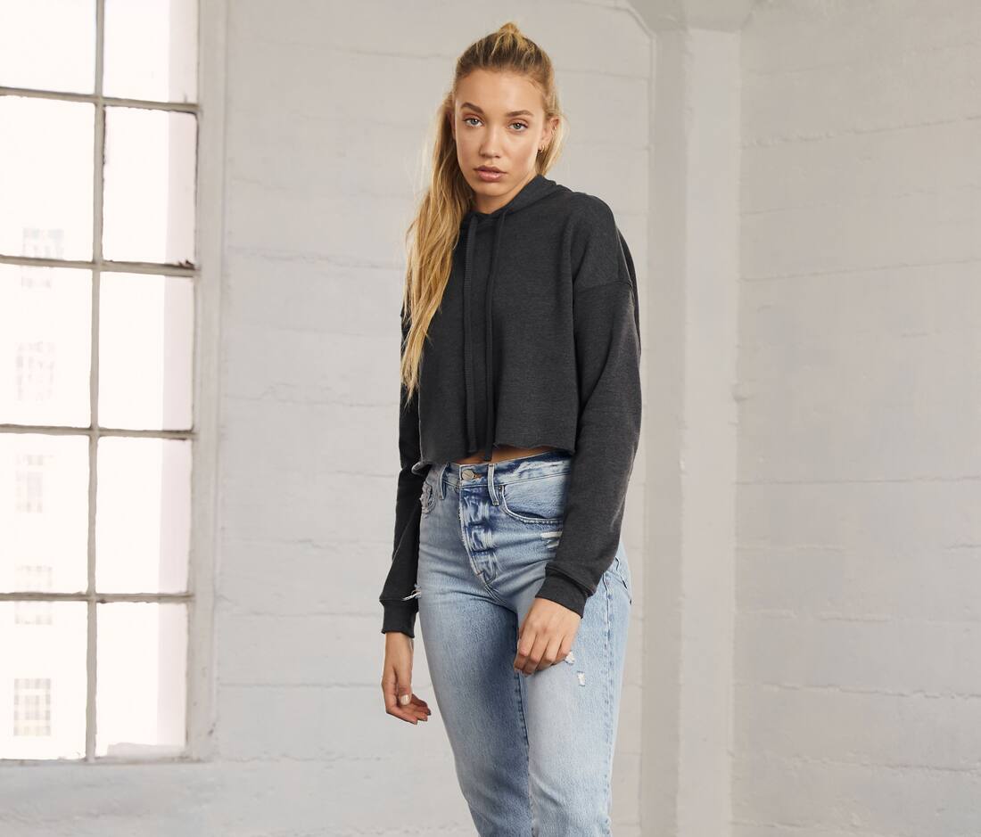 Sudadera corta Mujer Fleece - B7502 (202.06)