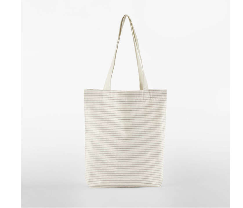 Bolsa tote a rayas de algodón orgánico W251 (932.28)