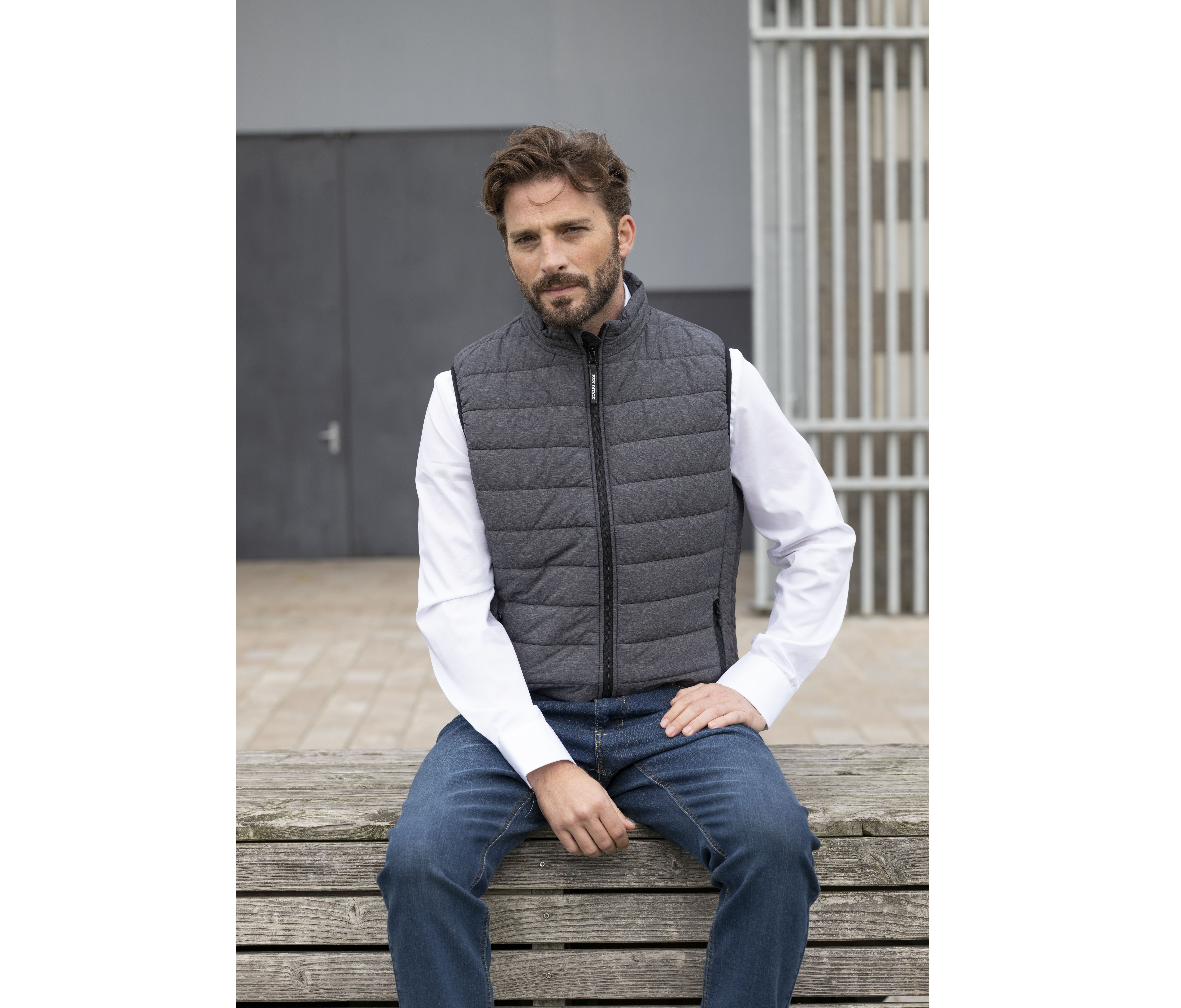 Chaleco para hombre de poliéster reciclado " EKO " - PK370