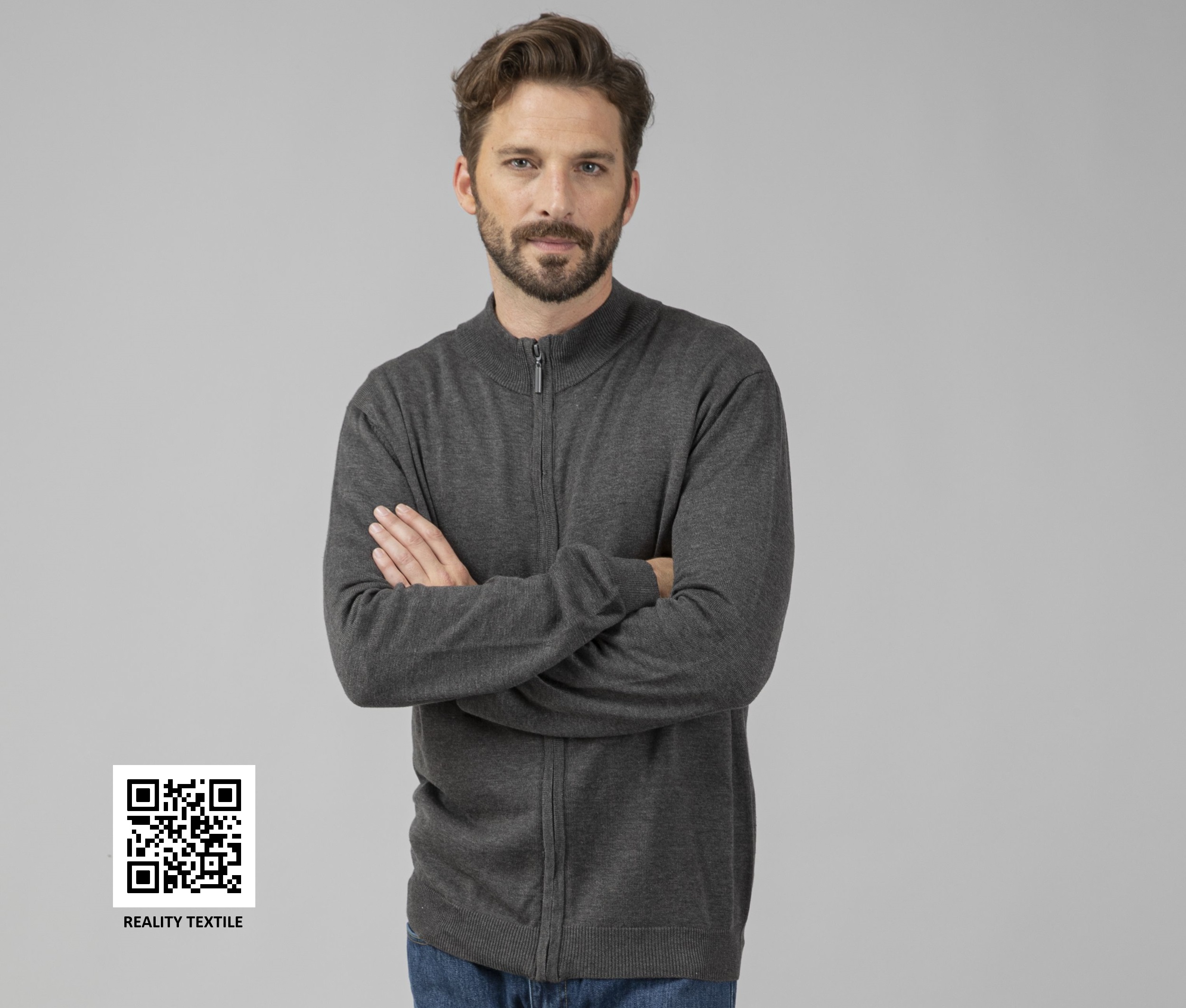 Jersey con gran cremallera - PK453