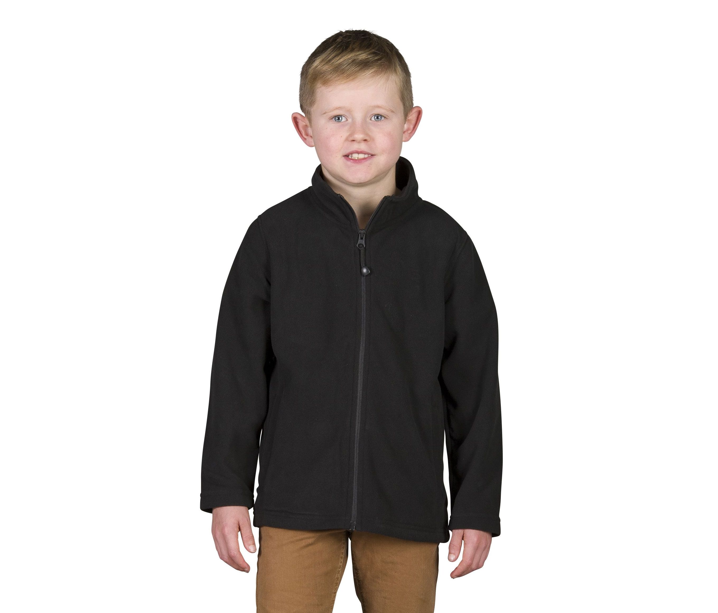Chaqueta infantil de microfibra con cremallera grande " ÁRTICO"  - PK704