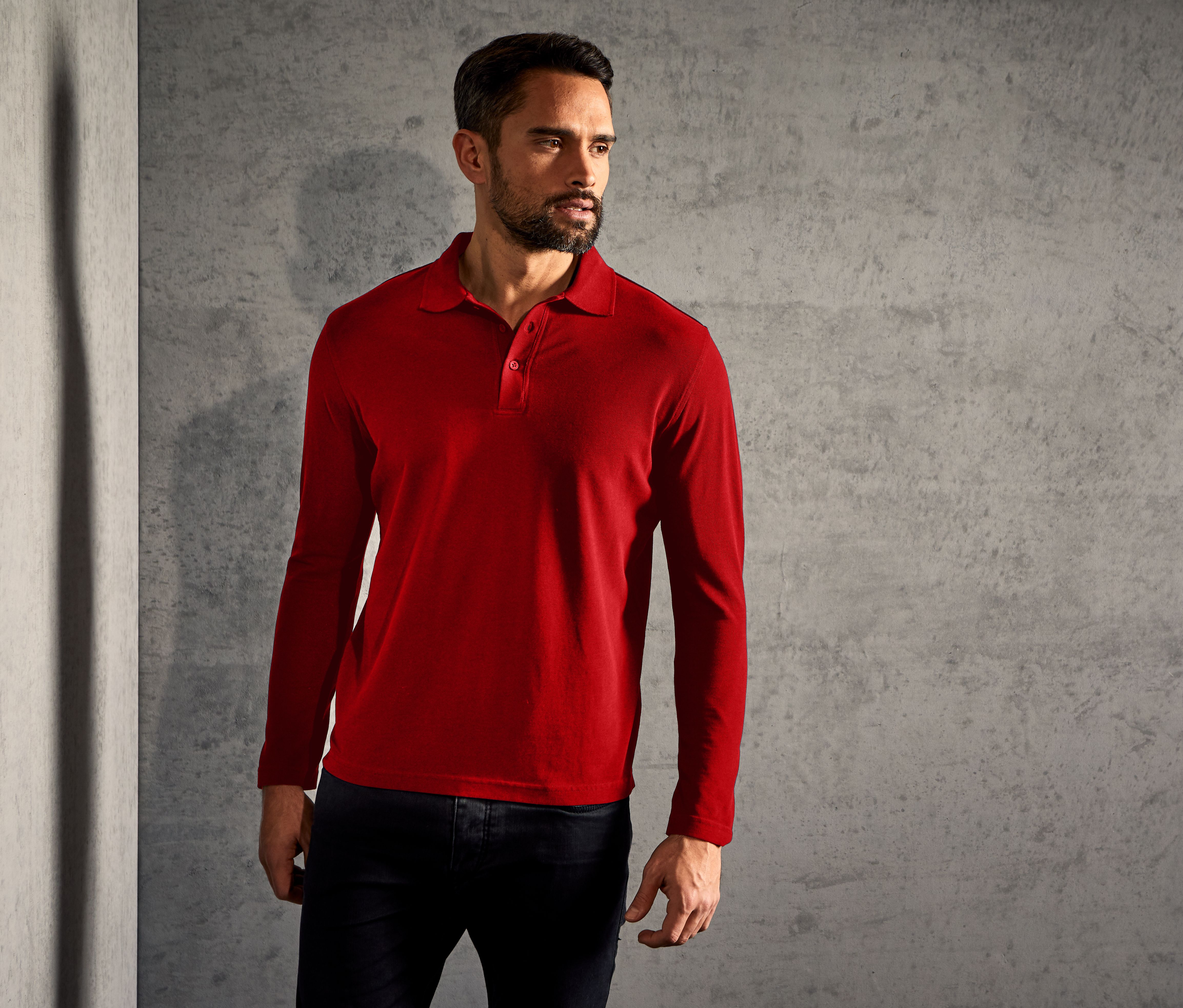 Polo de manga larga para hombre 220 - PM4600