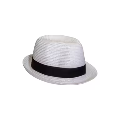 Sombrero de papel y poliéster con cinta elástica personalizable