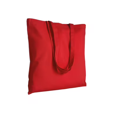 Bolsa de algodón/poliéster reciclado 180 g/m2, asas largas