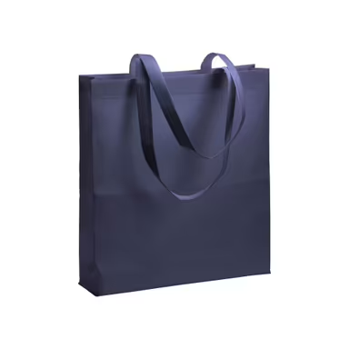 Bolsa termosoldada de R-pet 80 g/m2 con fuelle