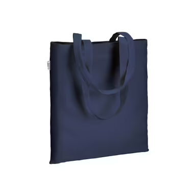 Bolsa de algodón orgánico de 220 g/m2, asas largas