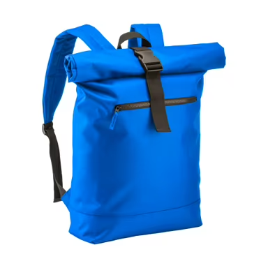 Mochila Roll para portátil (17) de poliéster reciclado R-PET con bolsillo e