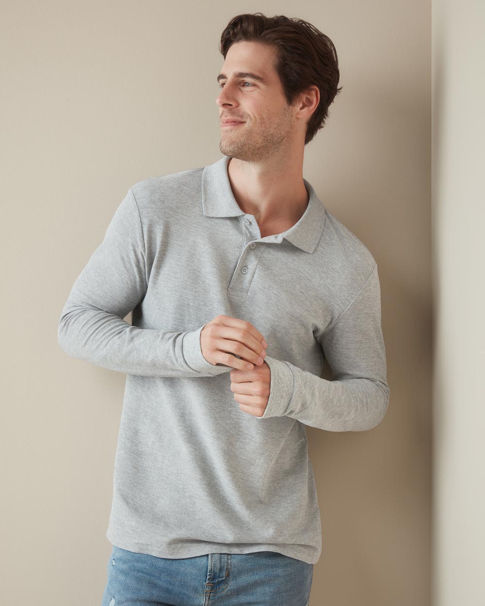 Polo de manga larga para hombres (507.05)